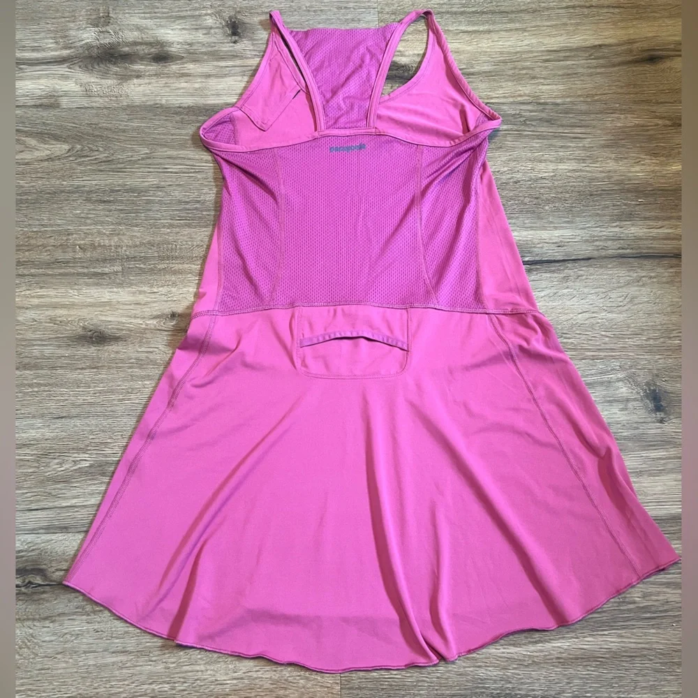 Patagonia Womens All Weather Dress Size Small Pink Sleeveless Tennis Athletic - Picture 4 of 6